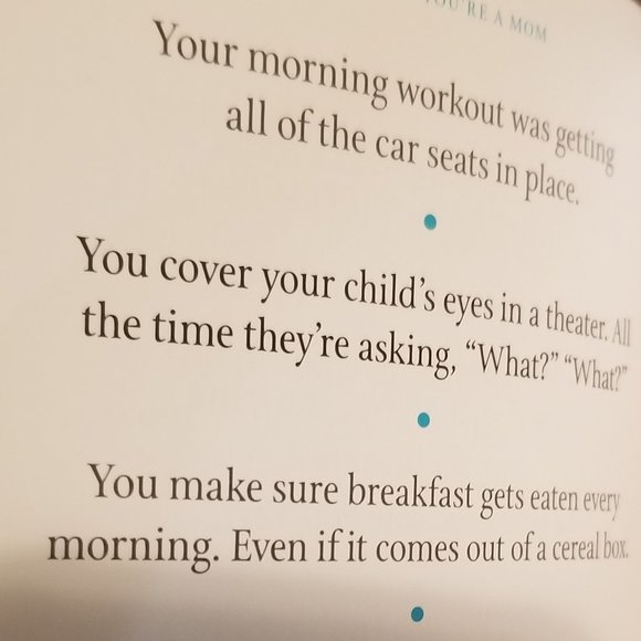 You Know You're a Mom... gift book (Hardcover) Brand New - Picture 6 of 9